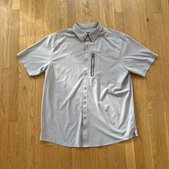 columbia sportswear Other - Columbia Lightweight Beige Button-Up Shirt